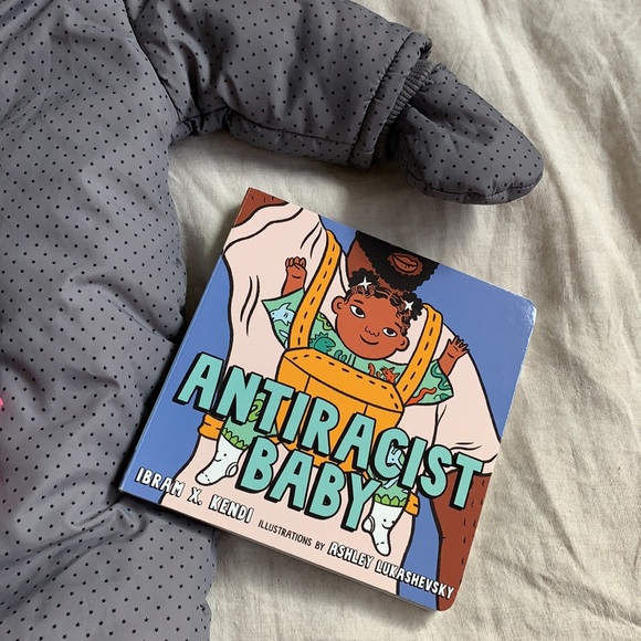 👶🏻 GAP & BOUTCHOU Puffers + book for babies Sz 3 to 6 months like NEW - Picture 3 of 12
